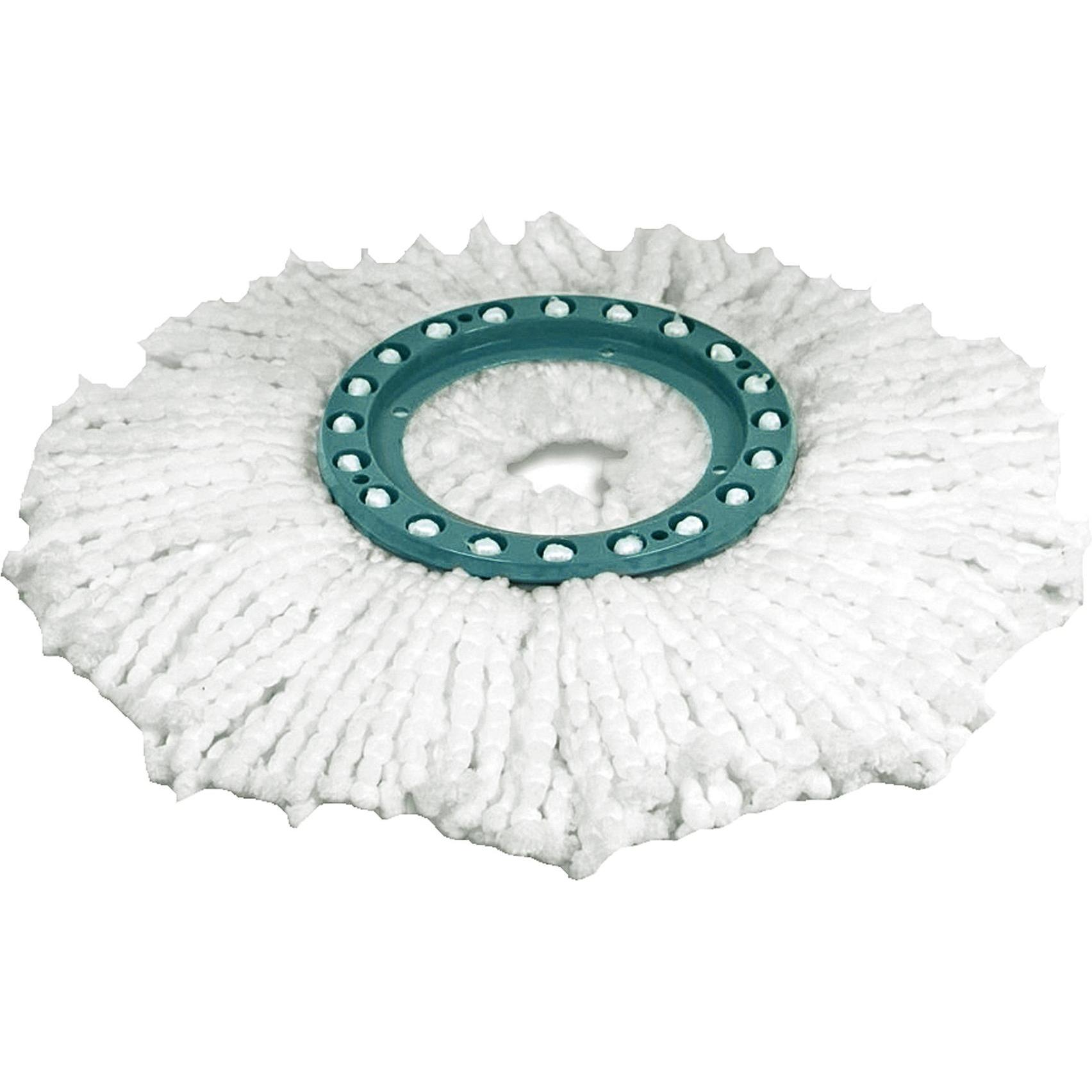 Leifheit Ersatzkopf Clean Twist Disc Mop, Reinigungsutensil, Weiss