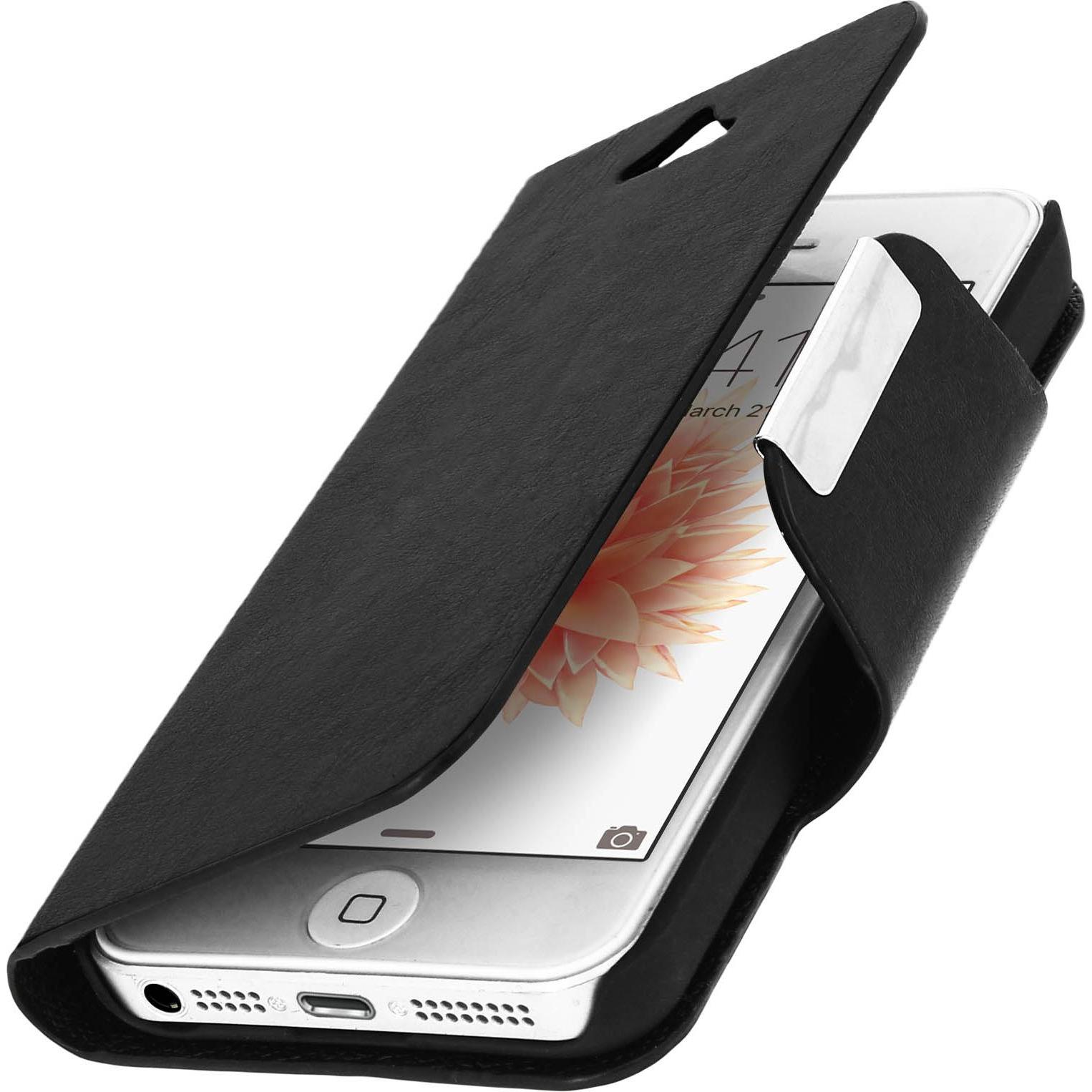 Thumbnail - Avizar Vintage Series (Apple iPhone SE), Smartphone Hülle, Schwarz