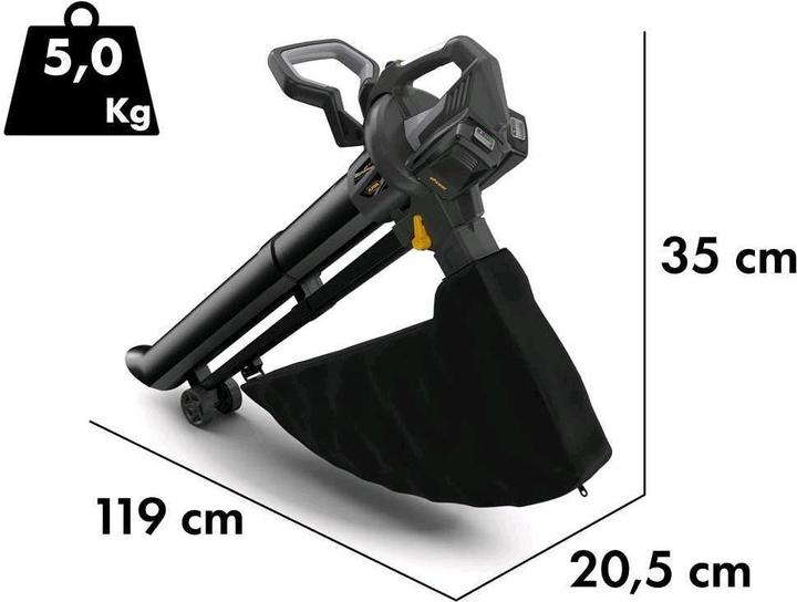Produktbild No Name AV 20 Li Akku 271504194/A24 Laubsauger inkl. 2. Akku 20 V (Akkubetrieb, Laubsauger-& bläser)