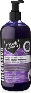 Actual product image Real Natura Pro-Color and Tone Shampoo Purple Shampoo for White and Blonde Hair (Liquid shampoo)