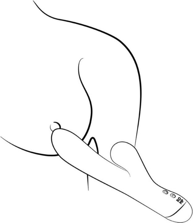 Actual product image Romp Pulse Wiederaufladbarer Rabbit Vibrator mit Klitoris Sauger