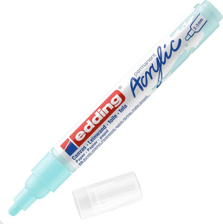 Immagine prodotto Edding Marcatore acrilico 5100 Medio (Blu pastello, 3 mm, 1 x)