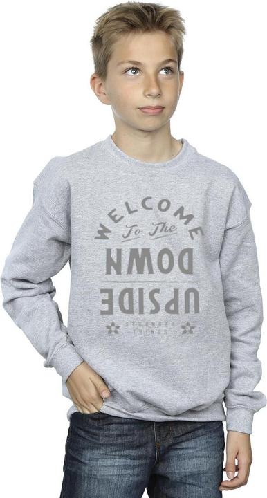 Actual product image Netflix Boys Stranger Things Welcome To Upside Down Sweatshirt (128)