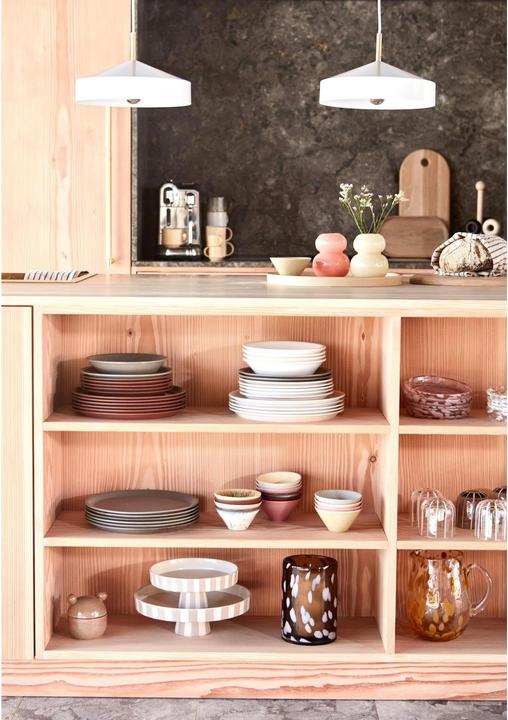 Produktbild OYOY Living Frühstücks- & Dessertteller Jali 1 Stück,Rosa/Transparent (1 x, 15.60 cm)