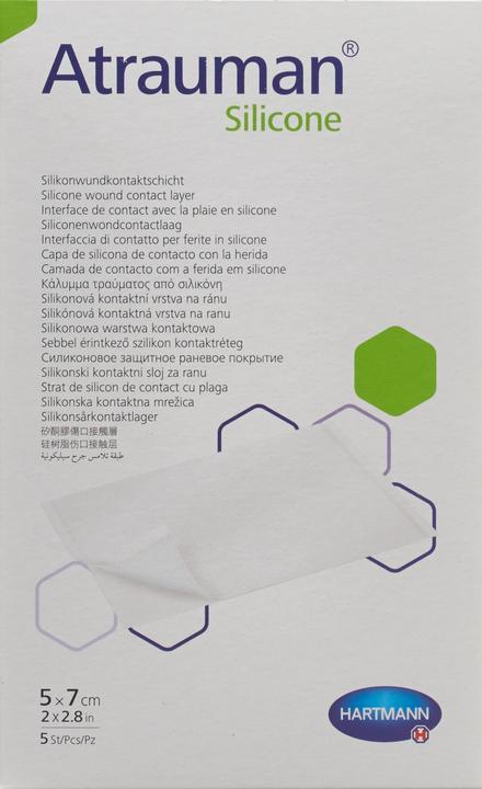 Produktbild IVF Hartmann Atrauman Silicone 5 x 7 cm Silikon 5 Ex