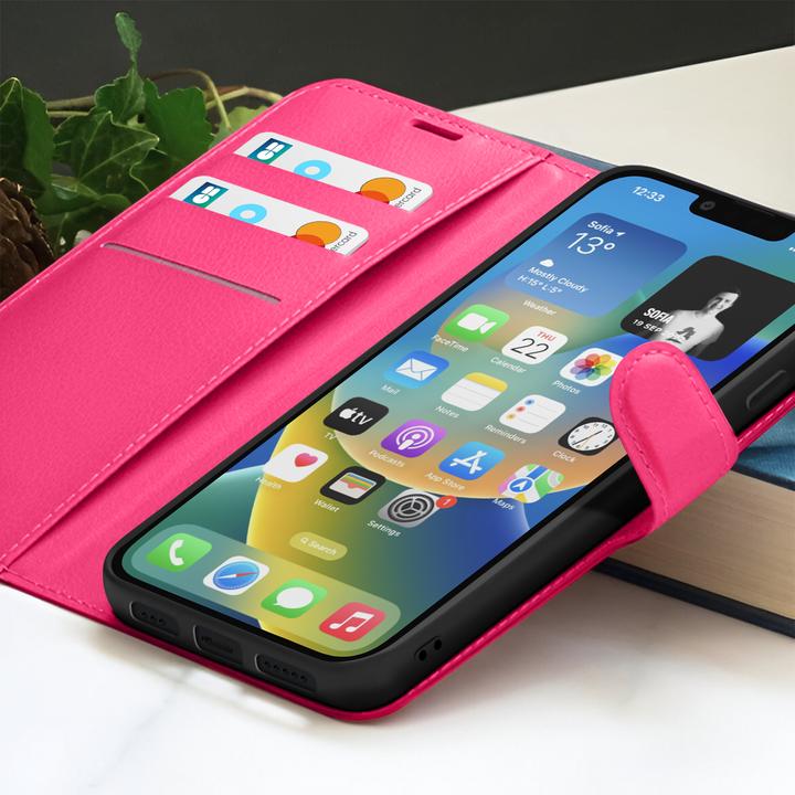 Produktbild Zanaé Klappetui iPhone 14, mit Ständer (Apple iPhone 14)
