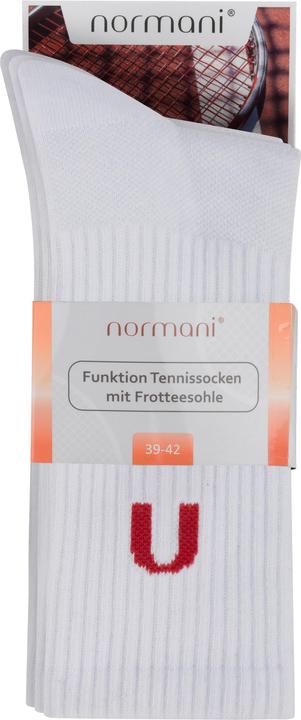 Produktbild Normani 4 Funktions Tennissocken mit Frotteesohle - 9387 (4er Pack, 39 - 42)
