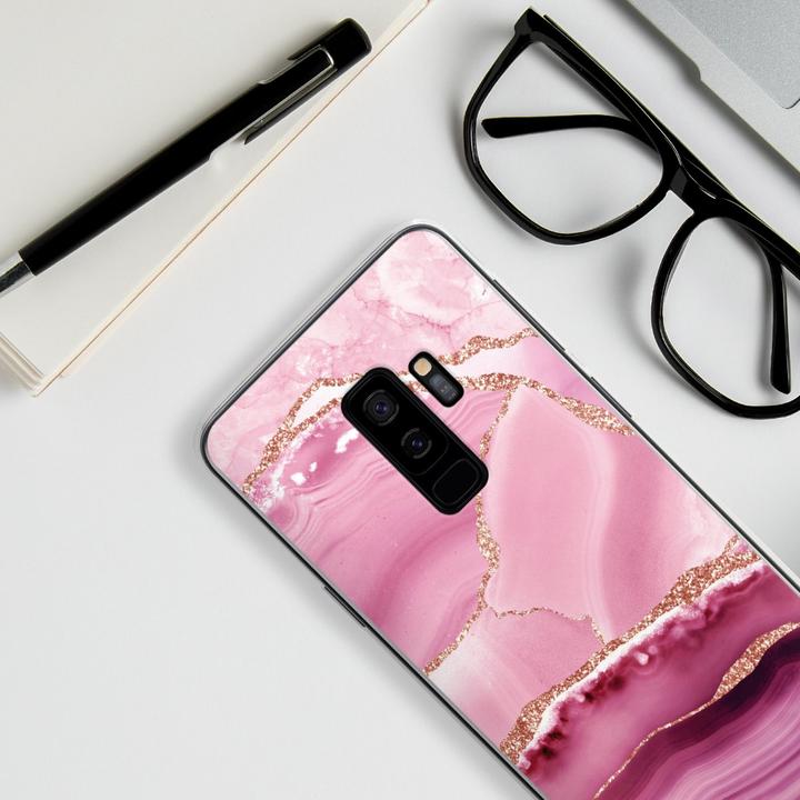 Produktbild DeinDesign Silikon Hülle für Samsung Galaxy S9 Plus Duos Handyhülle Case Smartphone Schutzhülle Glitzer Look (Samsung Galaxy S9+)