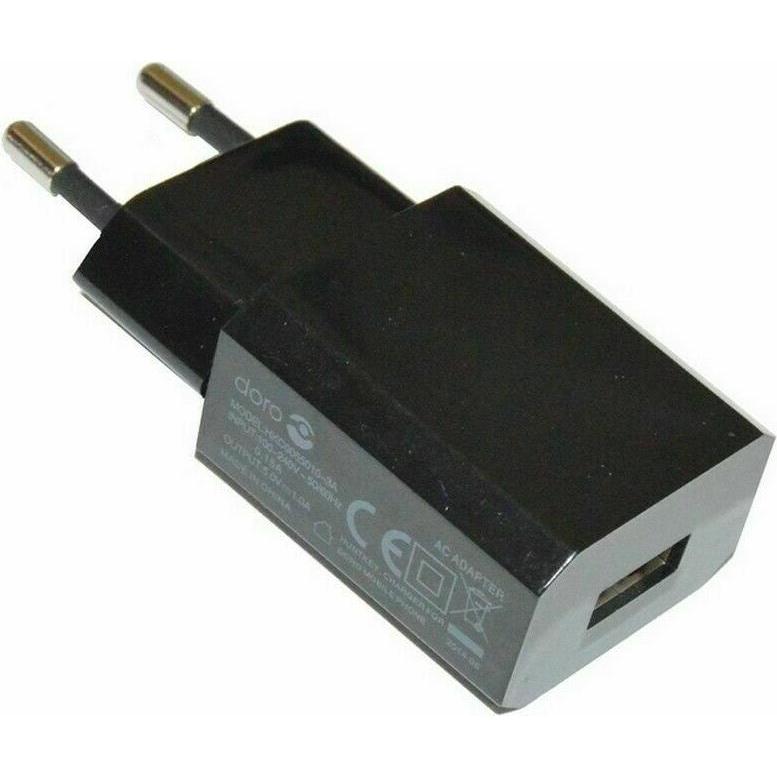 Doro HKC0055010-3A USB Ladegerät, USB Ladegerät, Schwarz