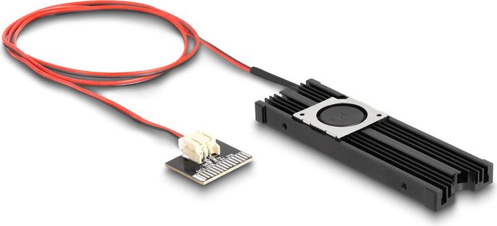 Productafbeelding Delock Koellichaam met ventilator voor M.2 SSD 2280 zwart