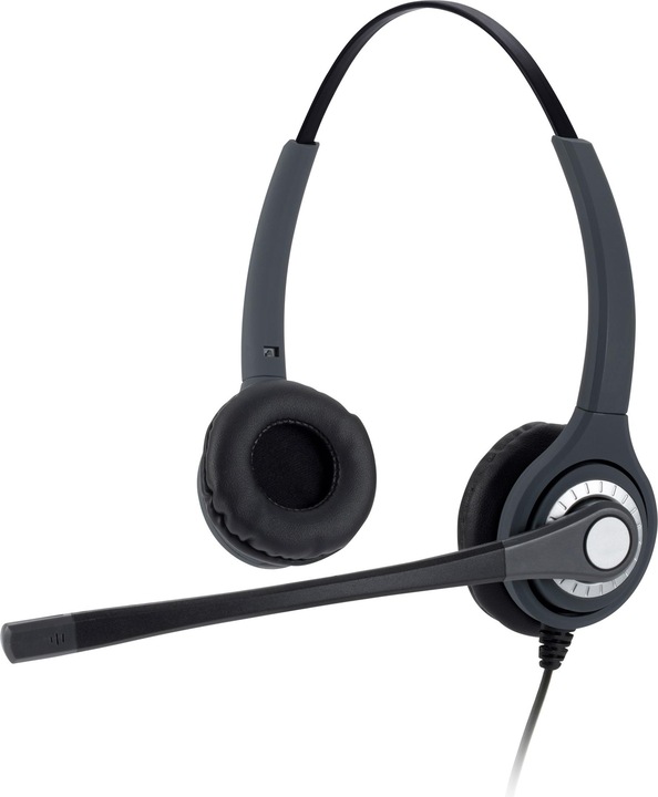 Immagine prodotto JPL -402S-PB Cuffie ad archetto cablate per ufficio/centro chiamate Nero (ANC, Cablato)