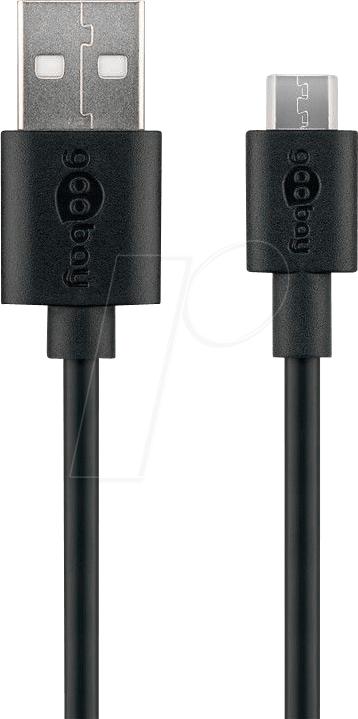 Produktbild Goobay USB-Kabel (2 m, USB 2.0, 5 W)