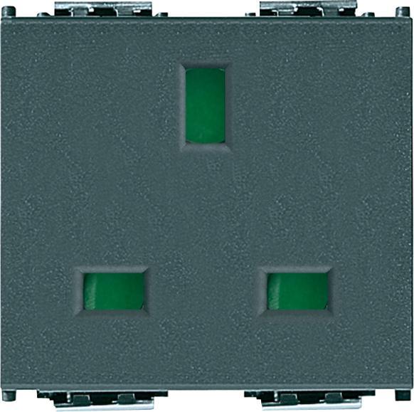 Immagine prodotto Steffen Presa da incasso VIMAR INGHILTERRA 2Mod (13A/250V) gr