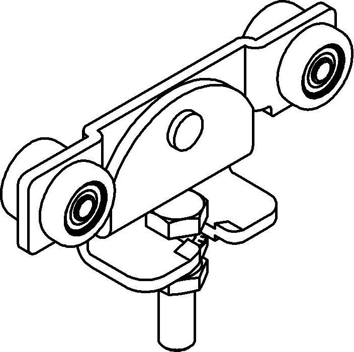 Produktbild Helm Schiebetorbeschläge 4-rollig