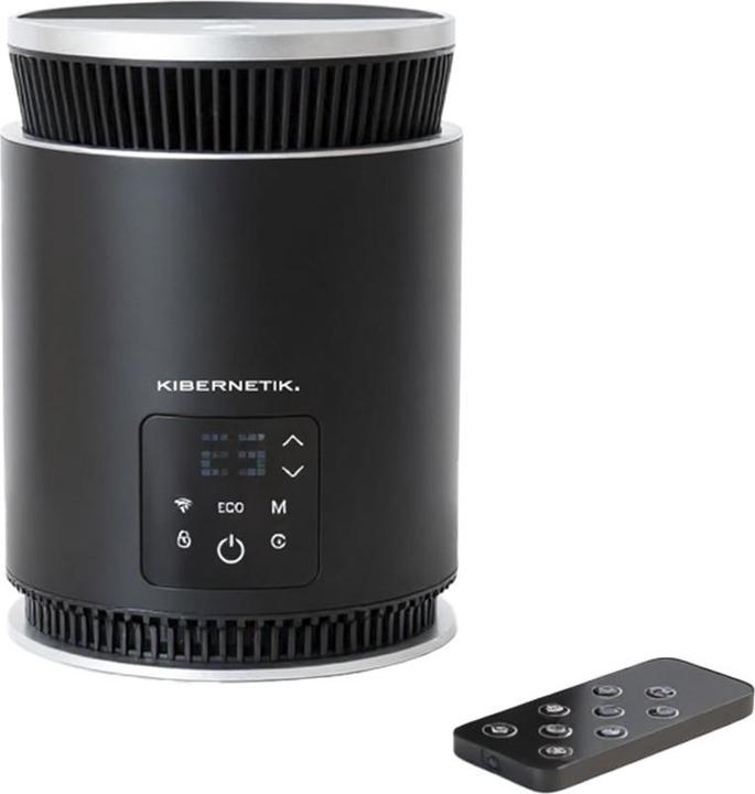 Produktbild Kibernetik Keramikheizlüfter PTC18 1800W mit WIFI schwarz (1800 W)