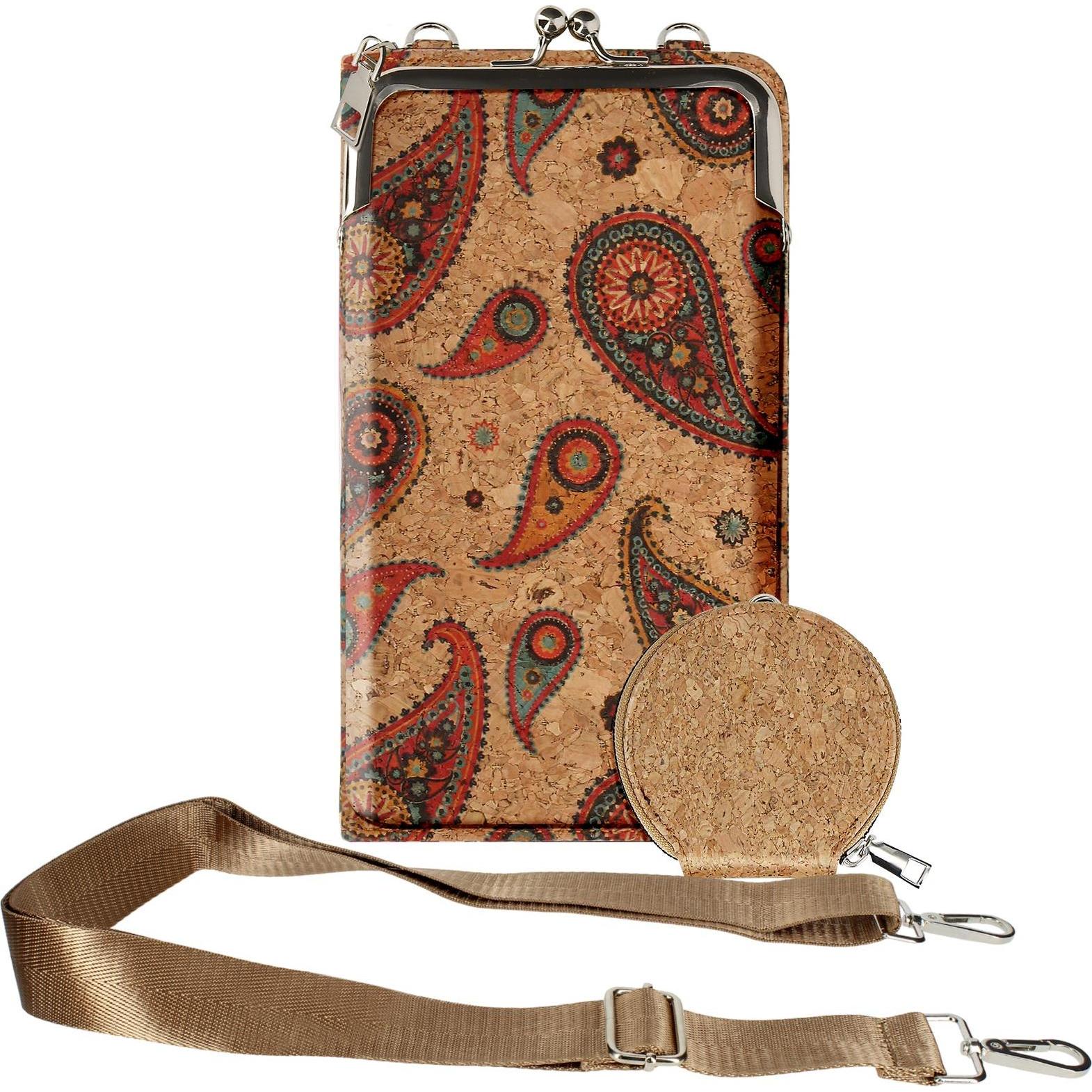 Avizar, Handtasche, EcoCork Korktasche, Mehrfarbig