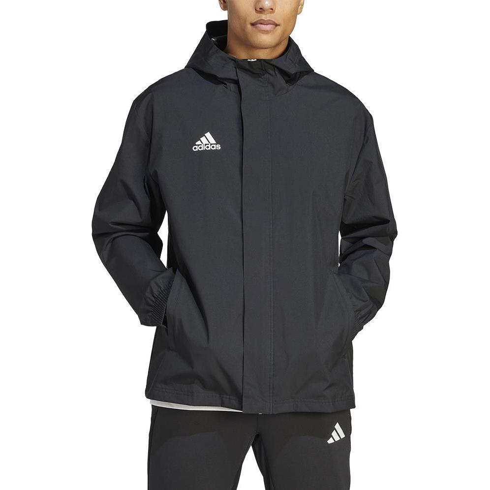 adidas, Herren, Jacke, Herren Entrada 22 Allwetterjacke Schwarz IK4010 (L) (L), Schwarz, L