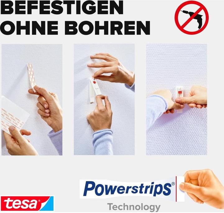 Produktbild tesa Klebenagel für Tapete & Putz, ideal für Leinwand & Keilrahmen