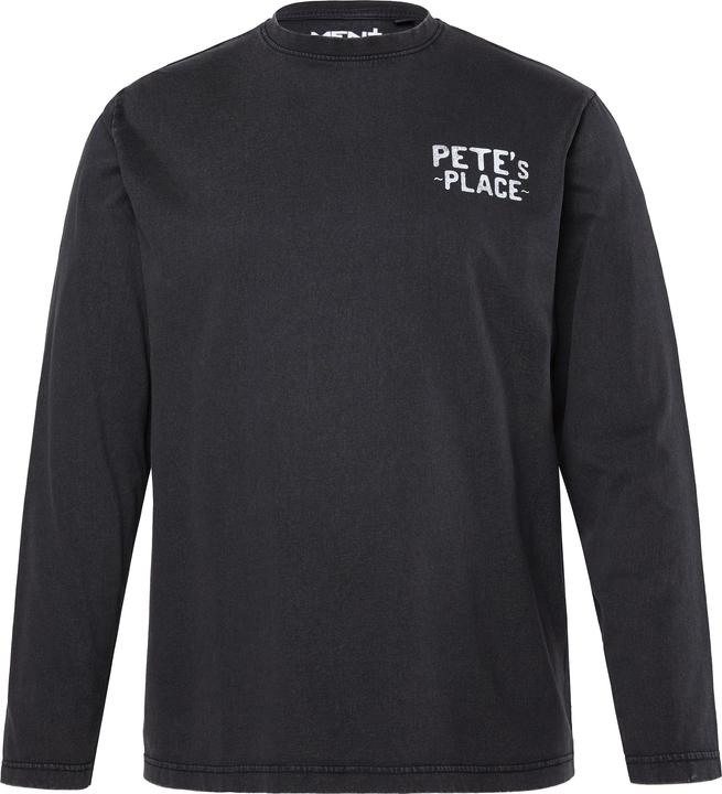 Produktbild Men+ Langarmshirt, Rückenprint, Vintage Look (5XL)