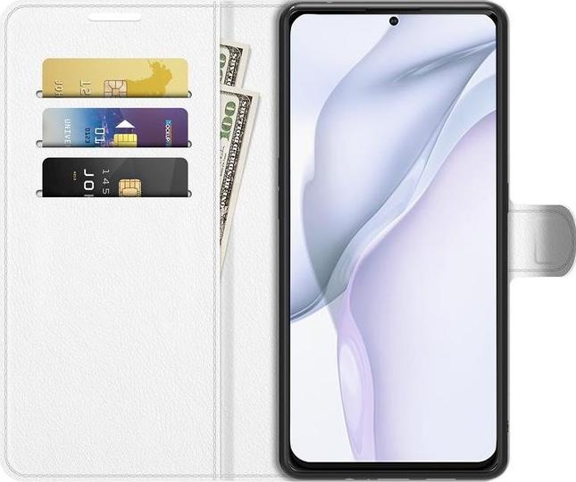 Actual product image MU Classic Litchi Leather Bookcover Series (Huawei P50)