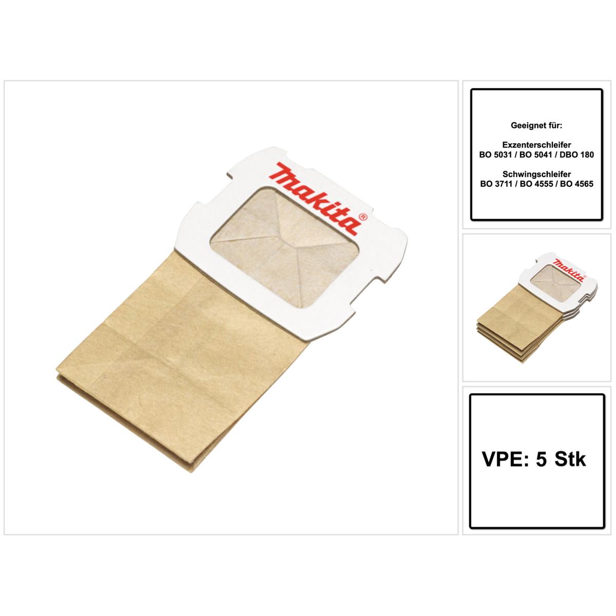 Thumbnail - Makita Papierstaubsäcke, Staubsaugerbeutel
