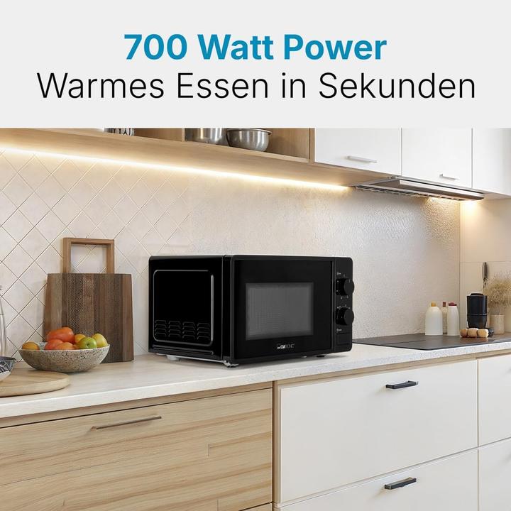 Image du produit Clatronic Micro-ondes MW 791 20L 700 Watt MW 785 (noir) (20 l)