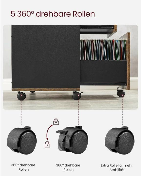 Actual product image Vasagle Roll container