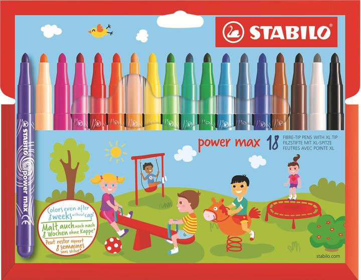 Produktbild STABILO power max Fasermaler (18x)