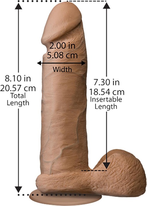 Actual product image Doc Johnson The Realistic Cock - UR3