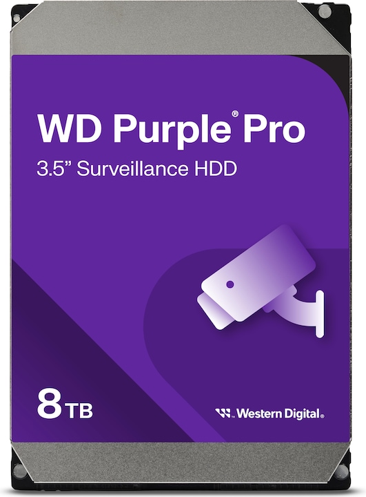 Actual product image WD Purple Pro (8 TB, 3.5", CMR)