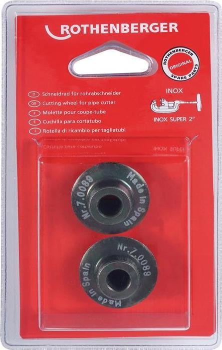 Rothenberger Molette de coupe de rechange D. mol. coupe 31,5 mm prof. coupe 7 mm acier trempé fortement allié (Roue de coupe)