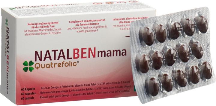Produktbild Natalben Mama Quatrefolic (1 Stück, Kapseln, 132 g)