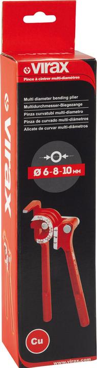Image du produit Virax Pince à plier multi-diamètre 6-8-10 mm
