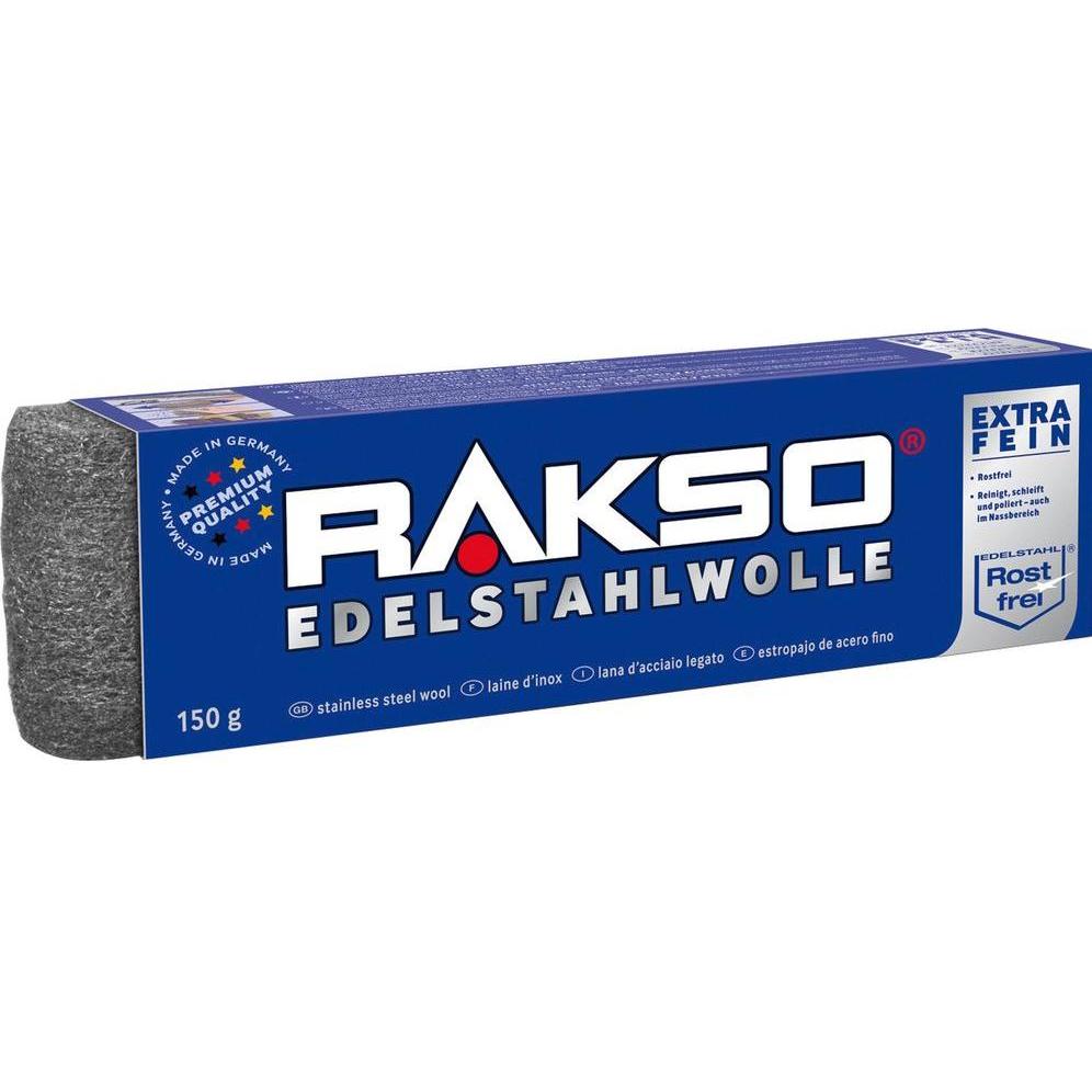 Rakso Edelstahlwolle zu 150g, Reinigungsutensil, Silber