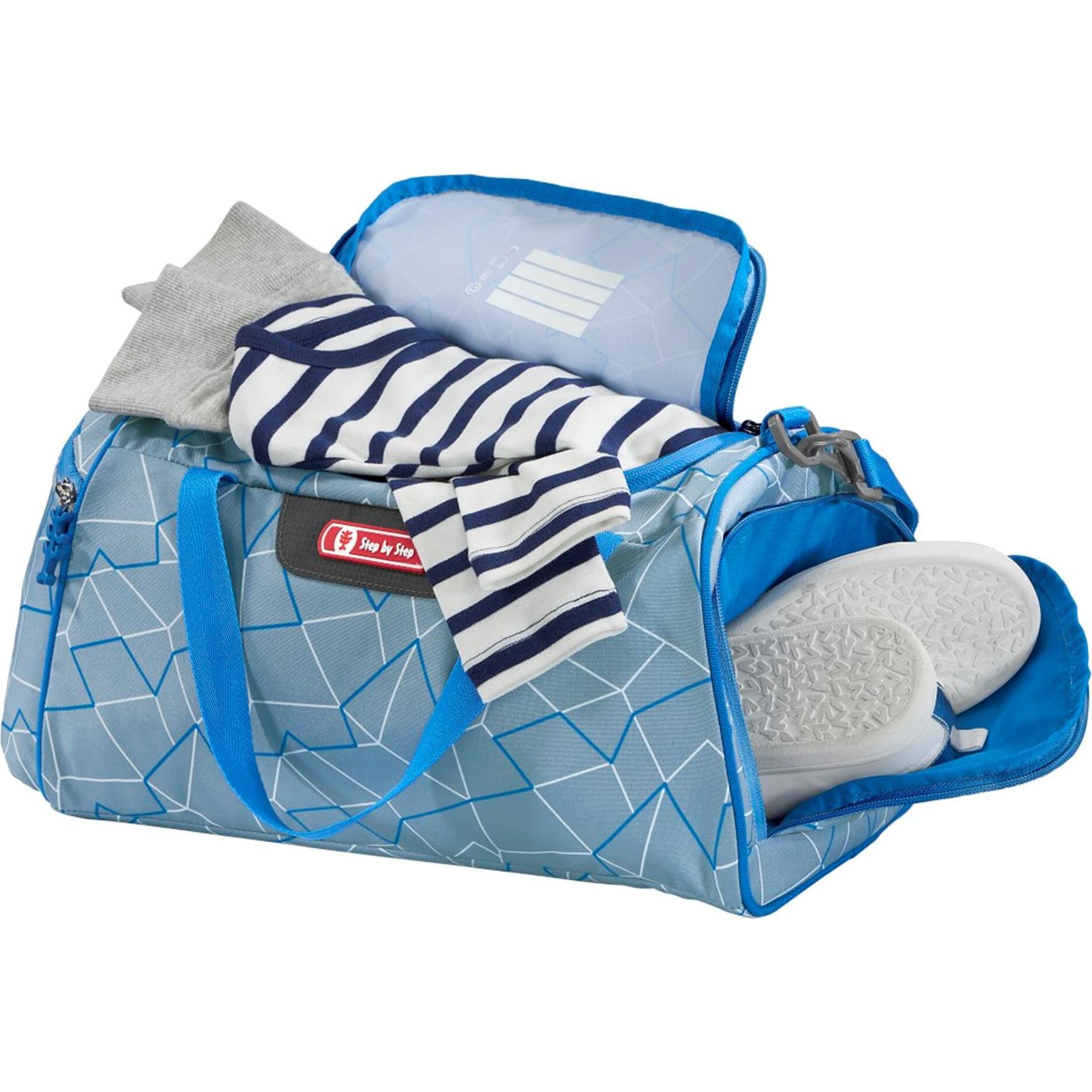 Step by Step, Tasche, Sporttasche mit Nassfach, 13 l, Grau, (13 l)