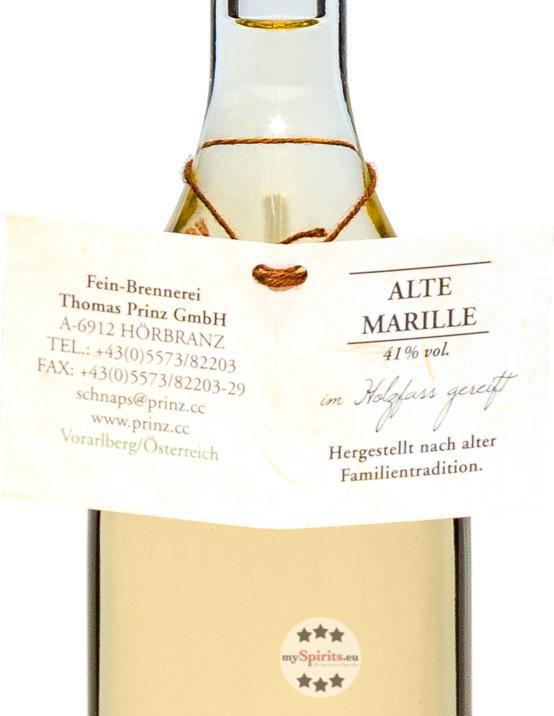Produktbild Prinz Alte Marille 0,2 Liter 41 % Vol. (1 x 20 cl)