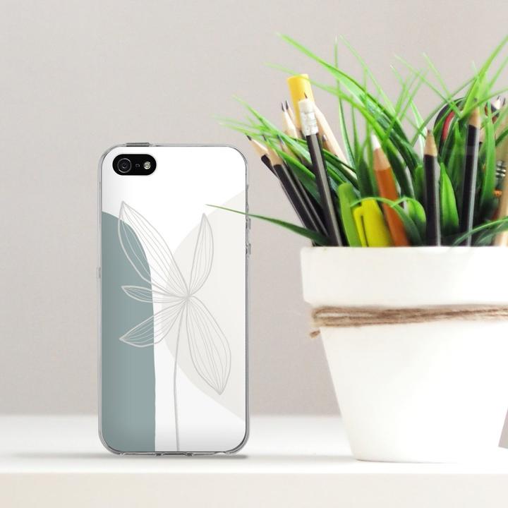 Produktbild DeinDesign Silikon Hülle für Apple iPhone 5 Handyhülle Case Smartphone Schutzhülle Blume Boho Pastell (Apple iPhone 5)