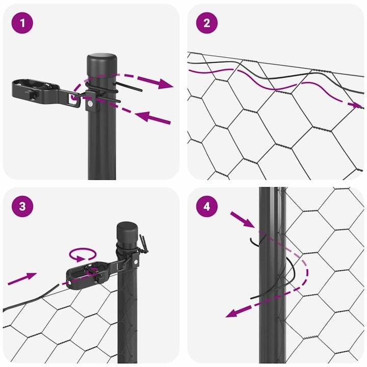 Actual product image VidaXL Outdoor fence set