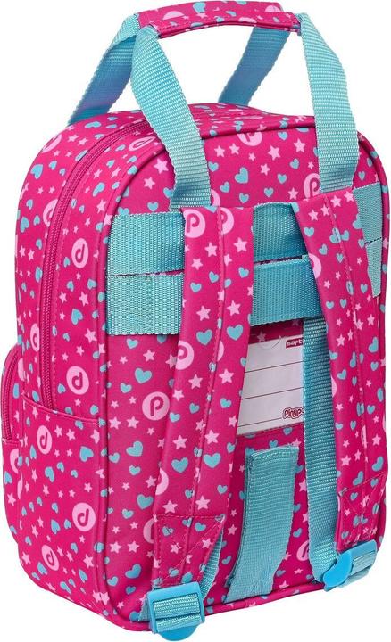 Actual product image Pinypon School backpack Blue Pink 20 x 28 x 8 cm