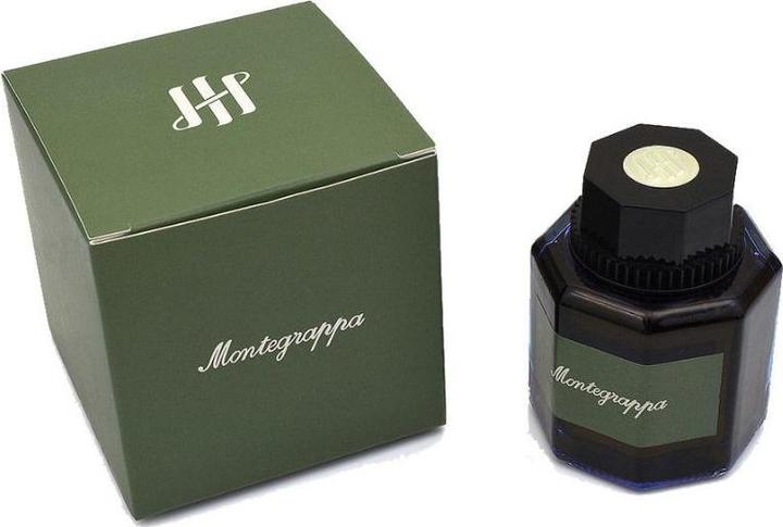 Montegrappa IA02BZIG TINTE 50 ML, VERONESE GRÜN (GRÜNE BOX) (Grün, 1 Stk.)