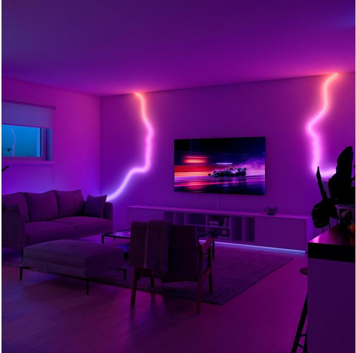 Actual product image Philips Essential Flex Gradient Lighstrip (Multicoloured, RGBW, 1000 cm, Indoor)