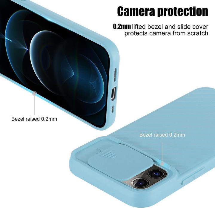 Produktbild Cadorabo TPU Cover mit Kamera Schutz (Apple iPhone 12, Realme 12 Pro+)