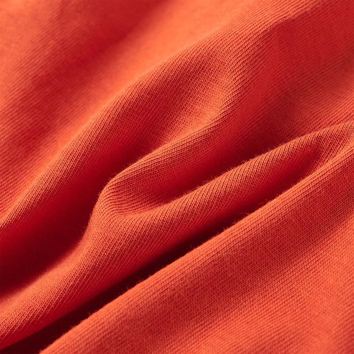Immagine prodotto VidaXL Camicia da bambino a maniche lunghe arancione 128,Materiale: 100 (128)