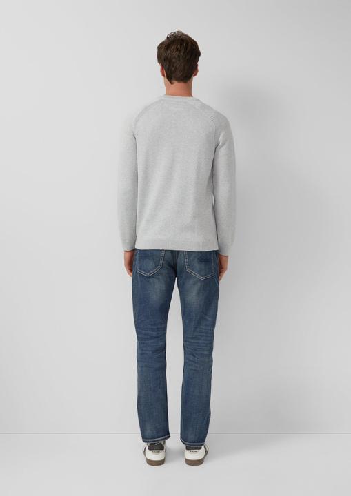 Produktbild s.Oliver Strickpullover Strickpullover aus Baumwolle mit Raglanärmeln (XL)