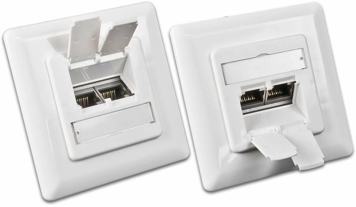 Wirewin Presa dati RJ-45 ad incasso, 2 porte