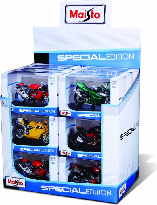 Image du produit Maisto Motos 1/18 en assortiment de 18 pc