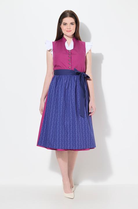 Actual product image Ulla Popken Minimal Print Goblet Collar Dirndl (48)