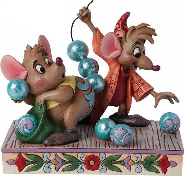Disney Traditions Enesco Jim Shore Jaq & Gus Figurine
