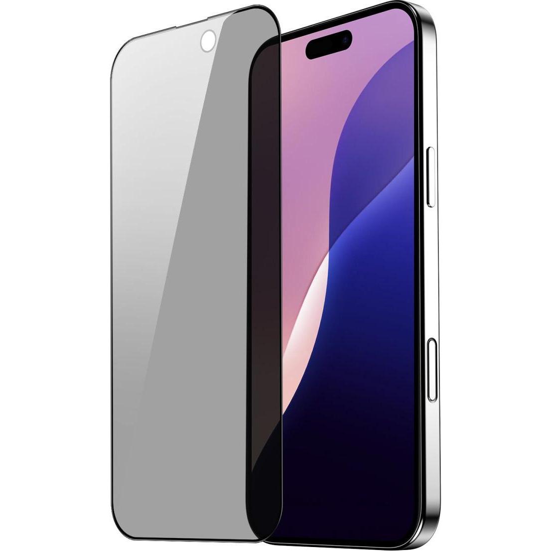 Thumbnail - Dux Ducis Panzerglas Privacy (1 Stück, Apple iPhone 16 Pro Max), Smartphone Schutzfolie, Schwarz