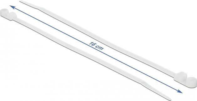 Actual product image Delock Cable Tie with Fastening Eyelet (160 mm, 10 pcs.)